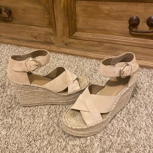 Marc Fisher wedge espadrilles. Sz 7.5. Worn only a few times. Great condition!